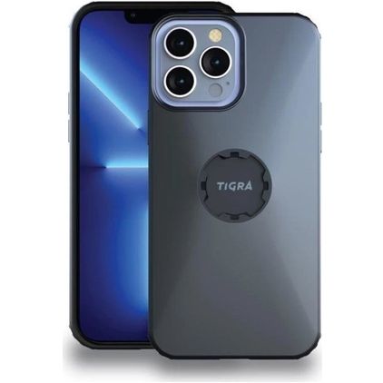 Tigra MountCase 2 Durchsichtig iPhone 14 Pro Max Hülle Hardcase Backcover Stoßfest - Transparent
