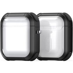 Mobigear Shockproof Apple AirPods 1 Hardcase Hülle - Schwarz