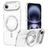 Mobigear Frosted Mag iPhone Air MagSafe Hülle Hardcase Backcover mit Ständer - Silber