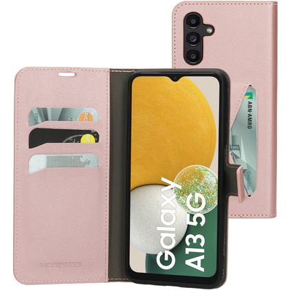Mobiparts Classic Wallet Samsung Galaxy A13 5G Hülle Klapphülle Geldbörse - Pink