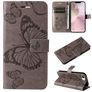 Mobigear Butterfly iPhone 17e Hülle Klapphülle Geldbörse - Grau