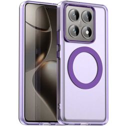 Mobigear Shockproof Xiaomi 14T MagSafe Hülle Hardcase Backcover - Lila