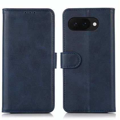 Mobigear Wallet Google Pixel 9a Hülle Klapphülle Geldbörse - Blau
