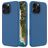 Mobigear Rubber Touch iPhone 16 Pro Silikon Hülle Backcover - Blau