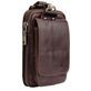 Mobigear Gürteltasche (max 17 cm x 10,8 cm) - Gürtelclip - Holster - Braun