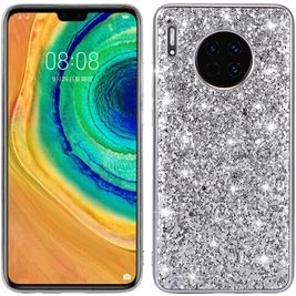 Mobigear Glitter Huawei Mate 30 Hülle Hardcase Backcover - Silber