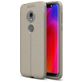 Mobigear Luxury Motorola Moto G7 Play Hülle Flexibles TPU Backcover - Grau