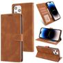 Mobigear Wallet iPhone 14 Pro Max Hülle Klapphülle Geldbörse - Braun
