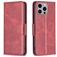 Mobigear Excellent iPhone 15 Pro Max Hülle Klapphülle Geldbörse - Rot