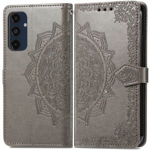 Mobigear Mandala Samsung Galaxy A16 Hülle Klapphülle Geldbörse - Grau