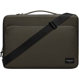 Gaston Luga Däsh Cushioned Briefcase Laptop Aktentasche 16 Zoll Laptoptasche + Handgriff - Oliv