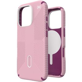 Speck Presidio2 Grip iPhone 16 Pro MagSafe Hülle Hardcase Backcover Stoßfest - Pink