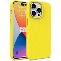 Mobigear Bio iPhone 16 Pro Hülle Umweltfreundliches Backcover - Gelb