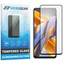 Mobigear Premium POCO M5s Panzerglas Gehärtetes Glas Displayschutz - Hüllenfreundlich - Schwarz