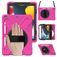 Mobigear SureGrip XGuard iPad 7 (2019) Hülle Kunststoff,Silikon Backcover + Stifthalter + Schulterträger + Ständer - Pink