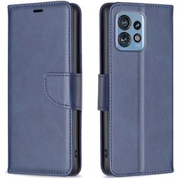 Mobigear Excellent Motorola Edge 40 Pro Hülle Klapphülle Geldbörse - Blau