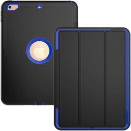 Mobigear Tri-Fold Folio iPad 6 (2018) Hülle Klapphülle - Schwarz / Blau Mobigear Tri-Fold Folio iPad 6 (2018) Hülle Klapphülle - Schwarz / Blau