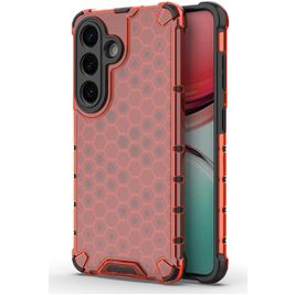Mobigear Honeycomb Samsung Galaxy S26 Hülle Hardcase Backcover Stoßfest - Rot