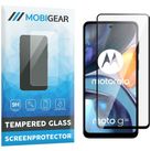 Mobigear Premium Motorola Moto G22 Panzerglas Gehärtetes Glas Displayschutz - Hüllenfreundlich - Schwarz