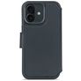 Decoded Detachable Wallet iPhone 17 MagSafe Hülle Echtes Leder Abnehmbare 2in1 Klapphülle Geldbörse - Navy Shadow