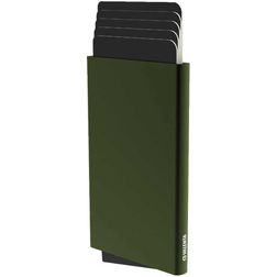 Valenta Cardprotector Aluminium Kartenetui - 5 Karten - MagSafe Kompatibel - Grün