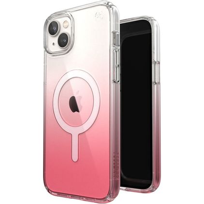 Speck Presidio Perfect Clear Ombre iPhone 14 Plus MagSafe Hardcase Backcover Shockproof - Vintage Rose