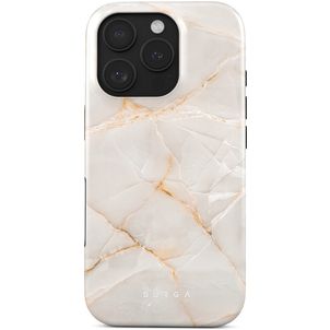 Burga Tough iPhone 16 Pro Hülle Hardcase Backcover Stoßfest - Vanilla Sand