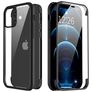 Valenta Full Cover iPhone 12 Mini Hülle Gehärtetes Glas Backcover Stoßfest - Schwarz