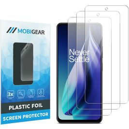 Mobigear OnePlus Nord N30 SE Displayschutz Schutzfolie - Hüllenfreundlich (3er Pack)