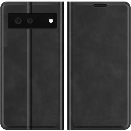Mobigear Wallet Google Pixel 6 Hülle Klapphülle Geldbörse - Schwarz
