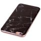 Mobigear Marble iPhone 6s Hülle Flexibles TPU Backcover - Schwarz
