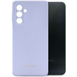 Mobilize Rubber Gelly Samsung Galaxy A24 Hülle Flexibles TPU Backcover - Pastel Purple