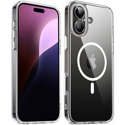 Valenta Trend Transparent iPhone 16 MagSafe Hardcase Backcover - Transparent