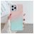 Mobigear Marble iPhone 12 Pro Max Hülle Flexibles TPU Backcover - Blau / Pink