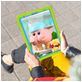 Mobigear RingGuard iPad Pro 11 Zoll (2022) Tablet Hülle für Kinder mit Tragegriff + Stifthalter - Grün