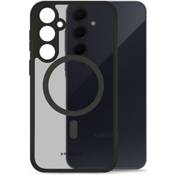 Mobilize Hybrid Samsung Galaxy A35 MagSafe Hülle Hardcase Backcover Stoßfest - Schwarz