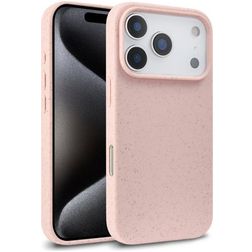 Mobigear Bio iPhone 18 Pro Hülle Umweltfreundliches Backcover - Pink