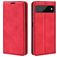 Mobigear Retro Slim Google Pixel 7 Hülle Klapphülle Geldbörse - Rot