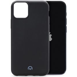 Mobilize Rubber Gelly iPhone 12 Mini Hülle Flexibles TPU Backcover - Matt Black
