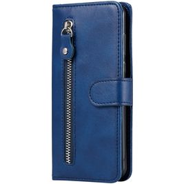 Mobigear Zipper Huawei P Smart (2020) Hülle Klapphülle Geldbörse - Blau Mobigear Zipper Huawei P Smart (2020) Hülle Klapphülle Geldbörse - Blau