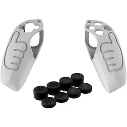 Mobigear Classic Dünn Playstation 5 controller Hülle Flexibles Silikon - Weiß