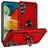 Mobigear Armor Ring Samsung Galaxy A24 Hülle Hardcase Backcover Stoßfest mit Ringhalter - Rot