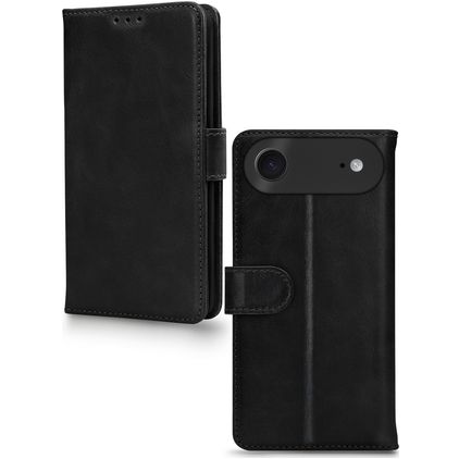 Mobilize Premium Gelly iPhone Air Hülle Klapphülle Geldbörse - Schwarz