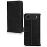 Mobilize Wallet iPhone Air Hülle Echtes Leder Klapphülle Geldbörse - Schwarz