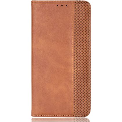 Mobigear Sensation TCL 305 Hülle Klapphülle Geldbörse - Braun