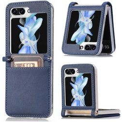 Mobigear Excellent Samsung Galaxy Z Flip 5 Hardcase Backcover mit Kartenfach - Blau