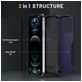 Mobigear Slim Armor iPhone 14 Pro Hülle Hardcase Backcover Stoßfest - Blau