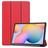 Mobigear Tri-Fold Samsung Galaxy Tab S6 Lite Klapphülle - Rot
