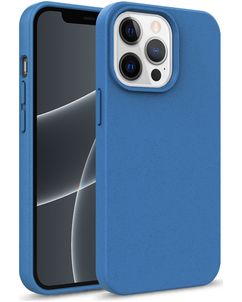 Mobigear Bio iPhone 13 Hülle Umweltfreundliches Backcover - Blau