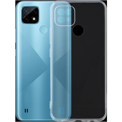 Mobigear Ultra Thin Durchsichtig Realme C21 Hülle Flexibles TPU Extra Dünn Backcover - Transparent